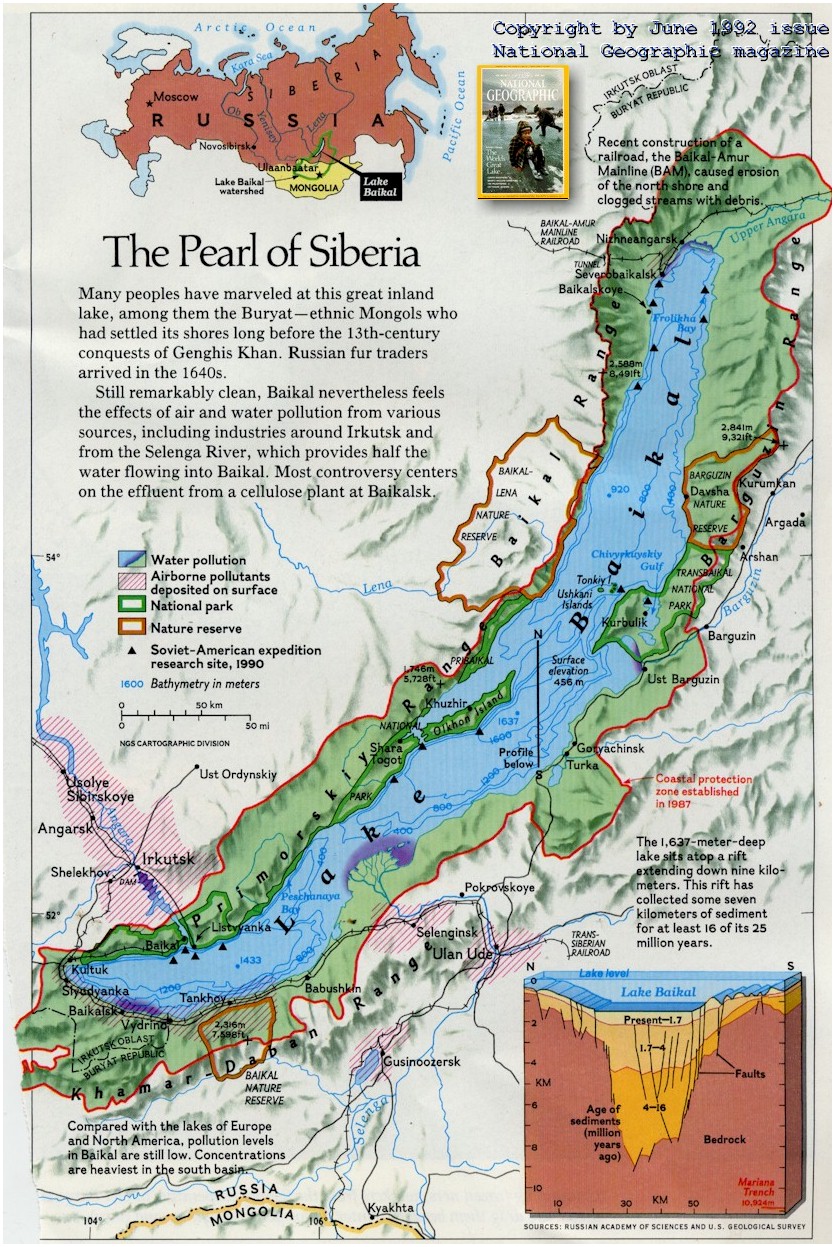 About Lake Baikal=--- details from the Encyclopedia