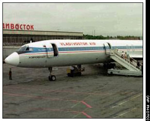 Arplane TU-154 Vladivostokavia