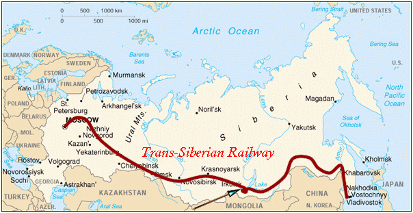 Trans-Siberian Railroad, History, Map, Geography, & Facts